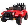Detské elektrické terénne auto Full Time 4WD s pohonom 4x4, diaľkovým ovládaním a LED osvetlením – Červená