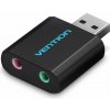 Vention VAB-S17-B zvuková karta 2.1 kanály/kanálů USB