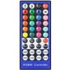 ORNO diaľkové ovládanie pre RGB+W LED pásy, infračervené, 40 tlačidiel, 12-24V, 8A [AD-TL-6500/P40]
