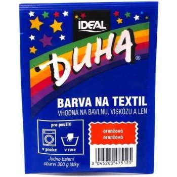 dúha farba na textil číslo 12 oranžová 15 g