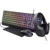 TRUST Sada slúchadla + myš + klávesnica + mousepad GXT 792 Quadrox 4v1 Gaming Bundle