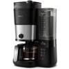 Prepadový kávovar Philips HD7900/50 1,25 l, čierny, vstavaný mlynček