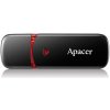 Apacer USB flash disk, USB 2.0, 64GB, AH333, čierny, AP64GAH333B-1, USB A, s krytkou (AP64GAH333B-1)