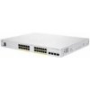 Cisco switch CBS250-24P-4X (24xGbE,4xSFP+,24xPoE+,195W,fanless) - REFRESH CBS250-24P-4X-EU-RF