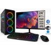 PC zostava AMD Ryzen 3 3200G Quad Core | DDR4 RAM 8GB | SSD 500GB | SAPPHIRE PULSE AMD Radeon RX 6500 XT OC 4GB | WiFi + Bluetooth | 24