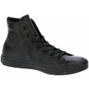 Converse Chuck Taylor All Star Leather Hi 135251 Black Monochrome