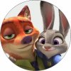 Jedlý papier Judy a Nick selfie 19,5 cm - Pictu Hap - Pictu Hap