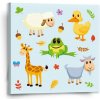 Sablio Obraz Zvieratká 3 - 50x50 cm