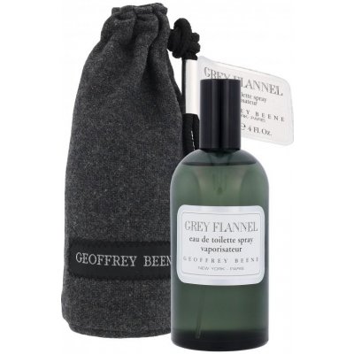 Geoffrey Beene Grey Flannel toaletná voda s rozprašovačom pre mužov 120ml