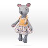 Takoy Hračka myška Inez - Panel na ušitie z bavlny-NT-3331