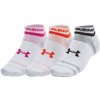 Under Armour Essential Low Cut 3pk White / White / Phoenix Fire