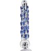 Sklenené dildo ToyJoy Glass Worxx Diamond Dazzler (18 cm)