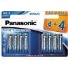 PANASONIC Alkalické baterie EVOLTA Platinum LR6EGE/8BW 4+4F AA 1,5V (Blistr 8ks)
