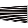 Nástenný panel Pravidelné čierne pruhy 100x50 cm