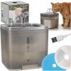 Automatická fontánka pre psy a mačky 2 l s USB čerpadlom a filtráciou