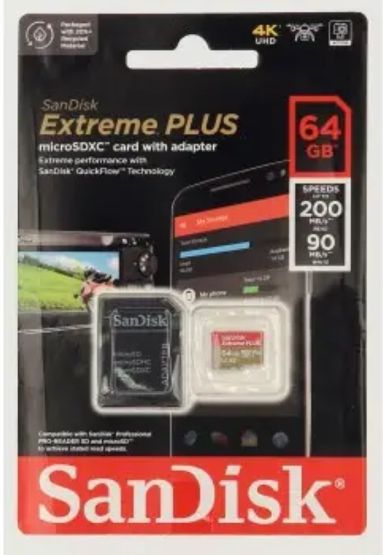 SanDisk microSDXC 64GB SDSQXBU-064G-GN6MA