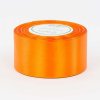 Stuha saténová - 32,9m(36 yardov) x 5 cm : oranžová/intenzívna