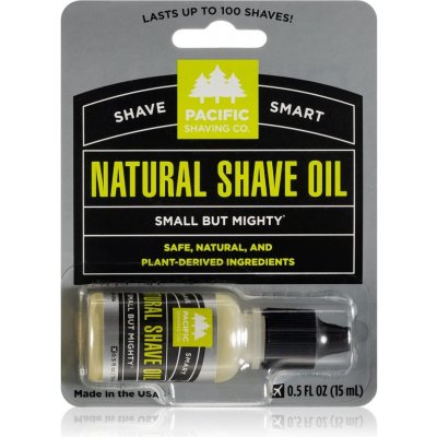 Pacific Shaving Natural Shaving Oil olej na holenie 15 ml