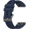 Remienok Solid Wristband tmavomodrý pre Garmin Instinct 2X Solar