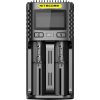 NiteCore UMS2 nabíjačka na okrúhle akumulátory LiFePO4, LiIon, NiCd, NiMH 10440, 14500, 14650, 16340, 16500, 16650, 17350, 17650, 17670, 18350, 18500, 18650,; NC-UMS2