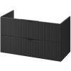 Cersanit Tirso, závesná skrinka pod umývadlo 994x447x572 mm, čierna matná, S1017-012