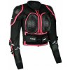 TXR Dámsky chránič tela Lisa čierno-ružový L (Dámsky chránič tela TXR Lisa čierno-ružový má plastové chrániče na hrudi, chrbte, ramenách a lakťoch, zapínanie pomocou centrálneho zipsu a je certifikova