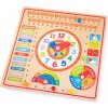 Bigjigs Toys Kalendář s hodinami