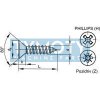 Skrutka samorezná záp.phillips DIN 7982C 4,8x45 nerez A4