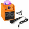 Vonyx SBS50L BT karaoke reproduktor LED Ball oranžový