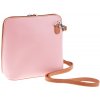 NovaKabelka.sk Grana Rosa Vecchia Camel kožená talianska crossbody kabelka ružová