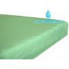 Didatex Froté nepremokavá napínacia plachta Zelená Rozmer: 90x200 cm