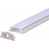 V-TAC Hliníkový profil 2 M pre LED pásy, ohybný, 20x18x6mm