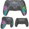 Bezdrôtový ovládač PS5 čierny RGB s funkciou Turbo a programovateľnými tlačidlami