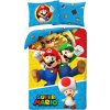 HALANTEX Obliečky Super Mario párty Bavlna 140x200 70x90