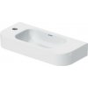 Duravit Happy D.2 - Umývadielko 500x220 mm, otvor na batériu vľavo, biela 0711500009