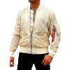 Alpha Industries MA-1 SL bunda pánska vintage white Farba: béžová, Veľkosť: L