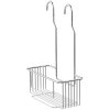 AQUALINE 37006 Chrom line polica do sprchy závesná, na batériu, strieborná