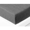 XPOSE® Froté plachta Exclusive - tmavo sivá 90x200 cm, Froté