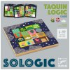 DJECO SOLOGIC: Hlavolam Taquin Logic - 15-dielne posuvné drevené puzzle