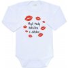 Detské body s potlačou New Baby Byli tady babička s dědou, veľ. 86 (12-18m)
