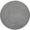 Najkoberce Hanse Home Twin Bali sivý / krémový kruh 200 cm kruh