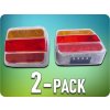 KAMAR Zadné LED svetlo 12/24V/2-PACK! [L1851]
