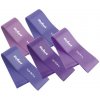 Guma posilňovacia REBEL Mini Band L 2,3-18,2kg 5ks mix purple