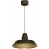Luminex | Luster na lanku CLASS 1xE27/15W/230V mosadz | LU4046