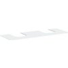 Hansgrohe Xevolos E doska 600/480 157,4 x 55 x 1 cm matná biela 54211700