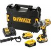 DeWALT DCD996P3 Aku bezuhlíková vŕtačka s príklepom XR (95Nm/18V/3x5,0Ah) kufor Tstak