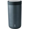 Stelton Termohrnček TO GO CLICK 200 ml, lesklá tmavo modrá
