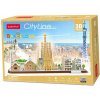 CubicFun 3D puzzle CityLine panorama Bracelona 186 ks