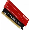 AXAGON PCEM2-S, PCIe x16 - M.2 NVMe M-key slot adaptér, kovový kryt pro pasivní chlazení