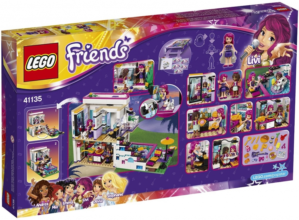 LEGO® Friends 41135 Popstar Vila Lívie od 240,79 € - Heureka.sk